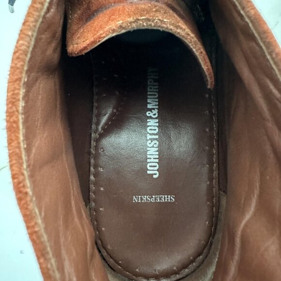 Johnston & Murphy Chukka Boots Men Size 8 Burnt Orange Suede Leather Ankle Shoes main image 5